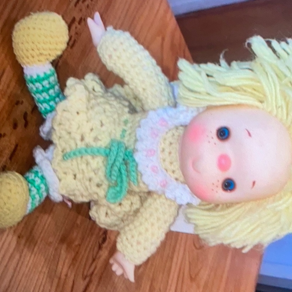 Vintage Crocheted Baby doll